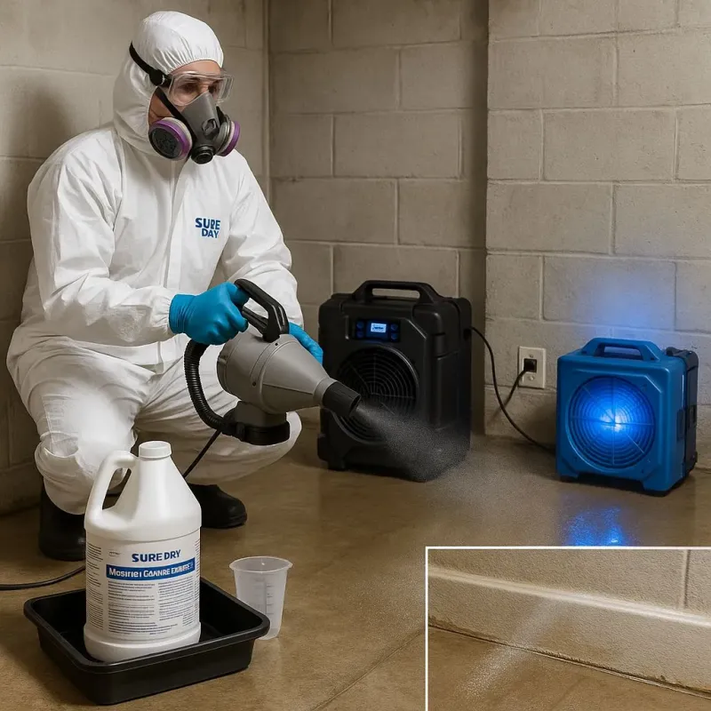 Sanitization and Odor Removal process in Camino, CA